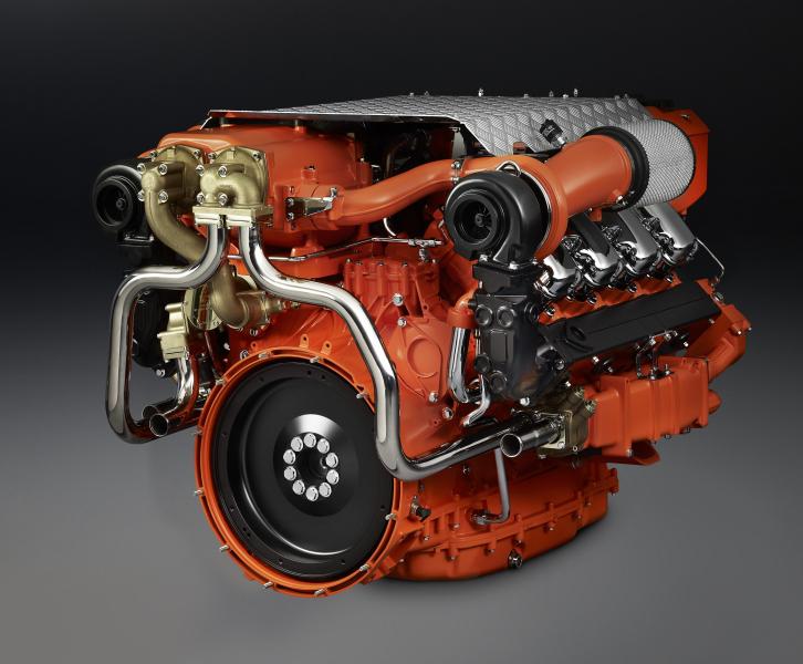 Судовой двигатель Scania 16 литров